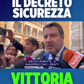 🔴 APPROVATO IL DECRETO SICUREZZA ✅