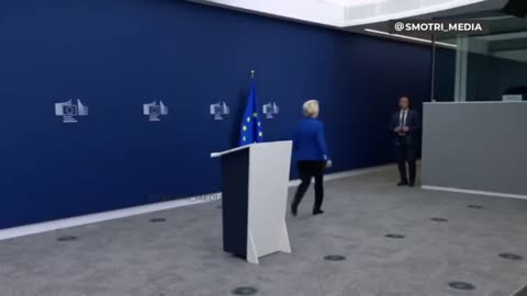 Ursula von der Leyen dopo la presentazione del progetto "ReArm Europe".