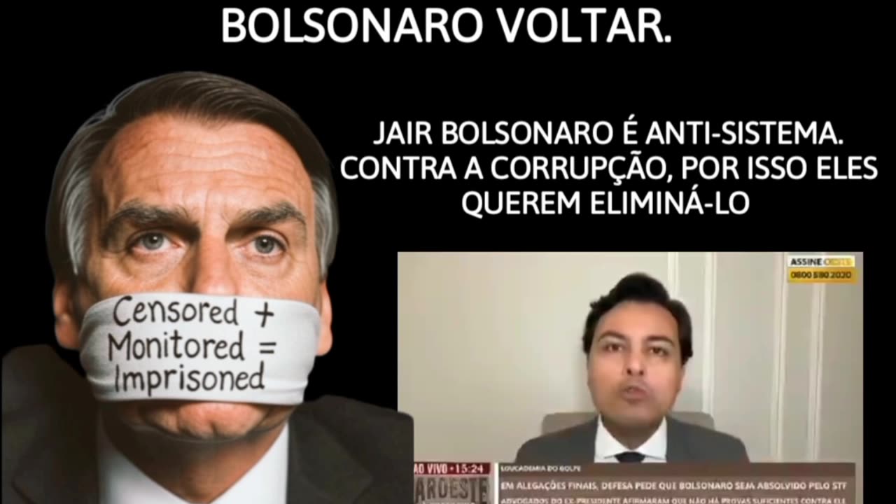 Jair Messias Bolsonaro o homem anti sistema. Esse é o preço que se paga por ser contra a corrupção no Brasil.