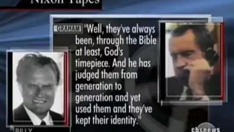 Rev. Billy Gram & President Nixon have a conversation.