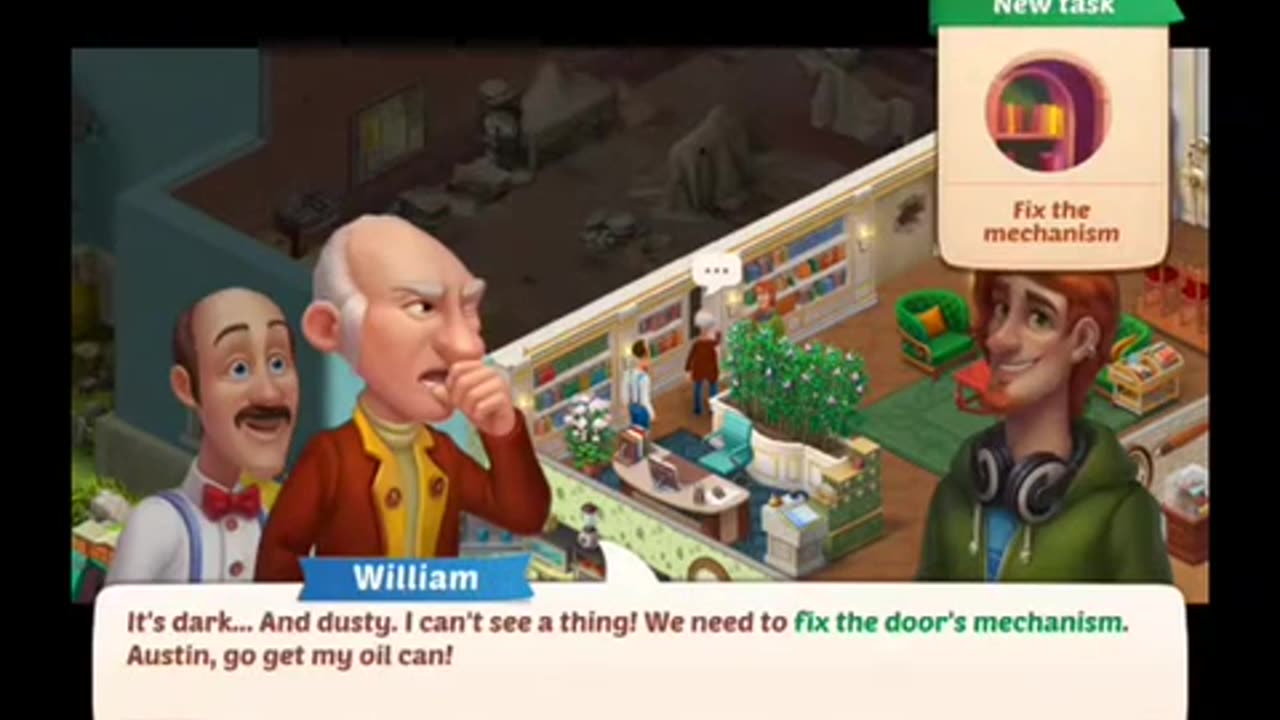 🏠 Let's Play Homescapes: Levels 1314–1319 📚Library Renovations🎤🔊 & Secret Passage Discovery!📖🗝️