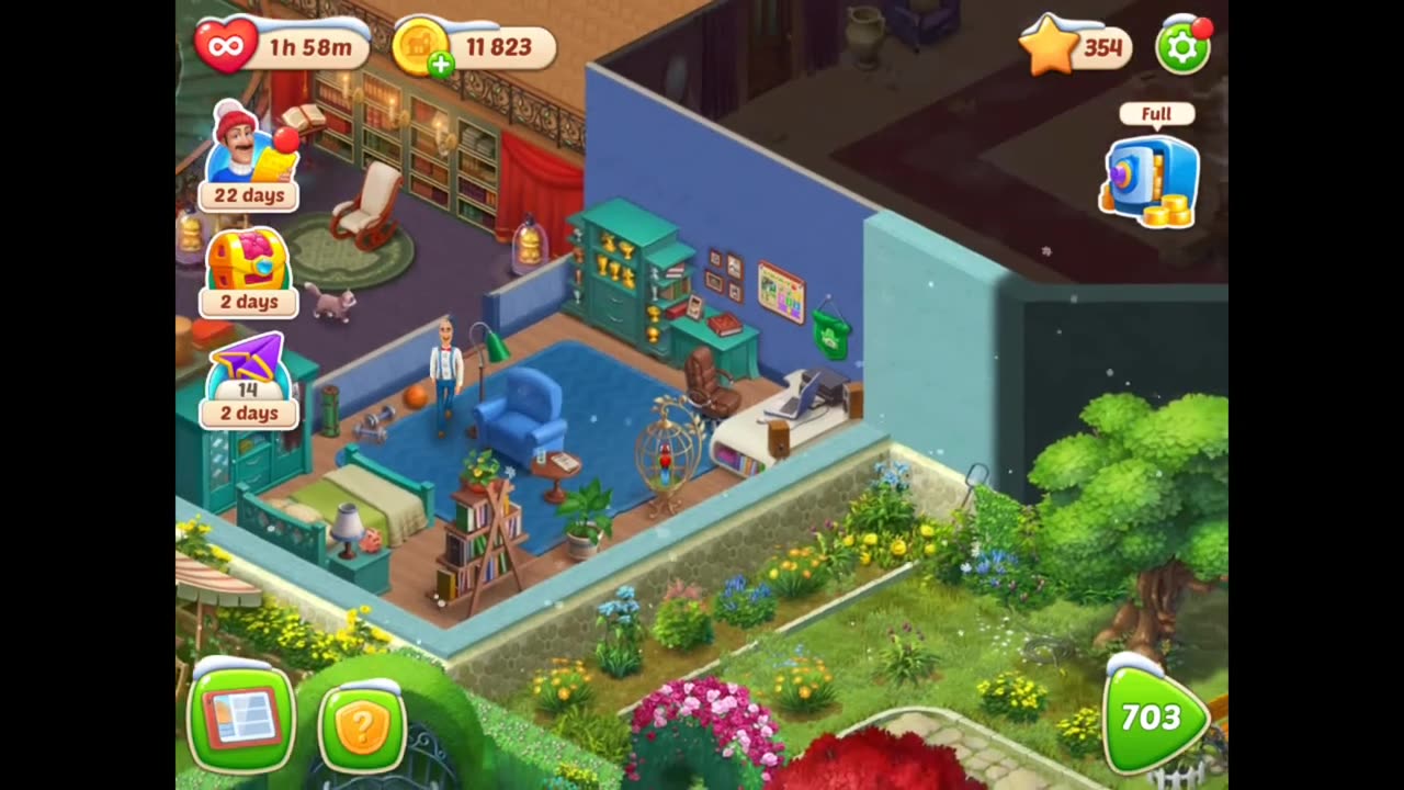 Let’s Play Homescapes: Levels 695–702 ❄️ Workshop Renovation Completed! 🛠️✨