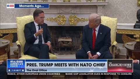 SEC GEN. OF NATO AGREES WITH PRESIDENT TRUMP ON ANNEXING GREENLAND