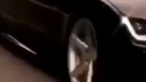 Black car
