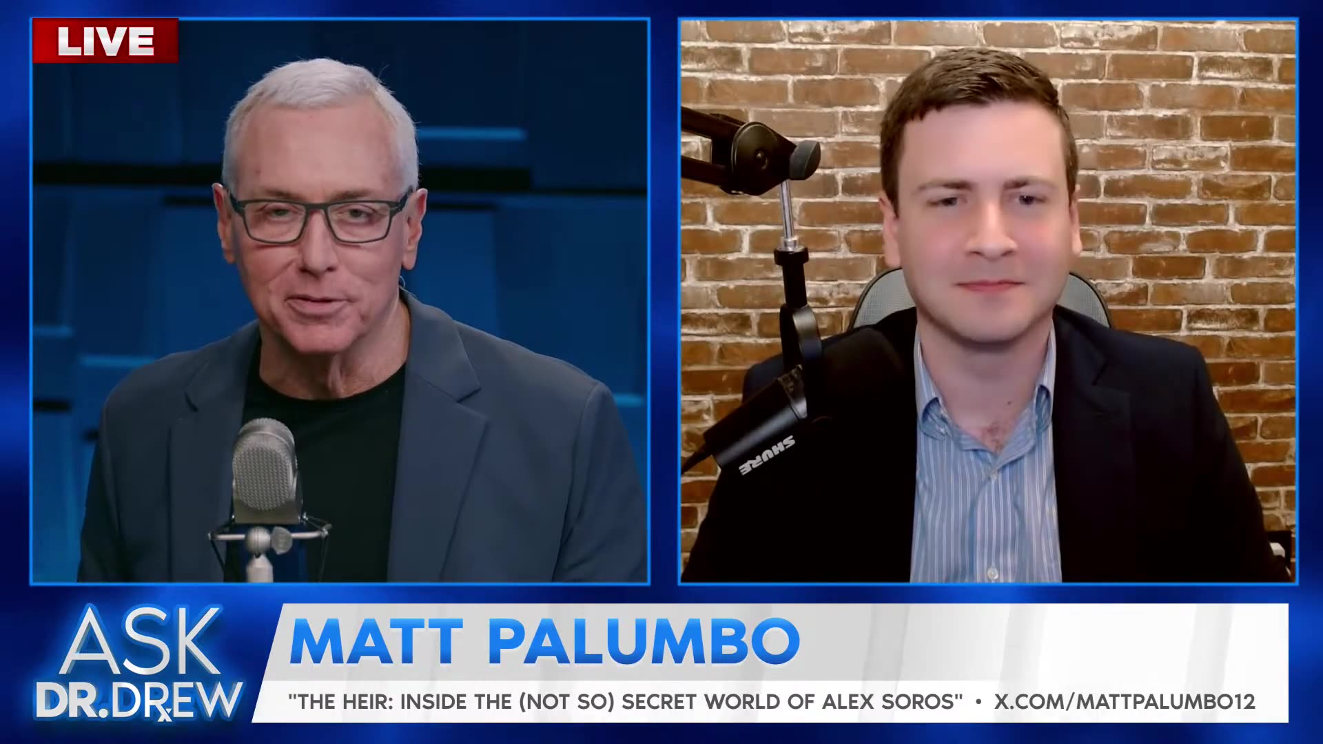 Dr. Drew and Matt Palumbo Discuss the Soros Sphere