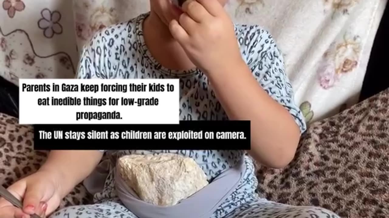 Filmed eating leaves. Directed to cry
