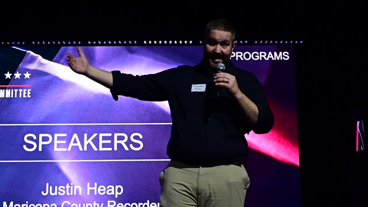 Justin Heap - Maricopa County Recorder update - Nov 2025