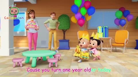 JJ's Happy Birthday Train Song! 🎂 Happy Birthday JJ! | CoComelon Nursery Rhymes & Kids Songs