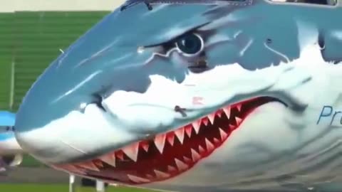 This Shark Plane Is Taking a Bite Out of the Sky! ✈️🦈🔥