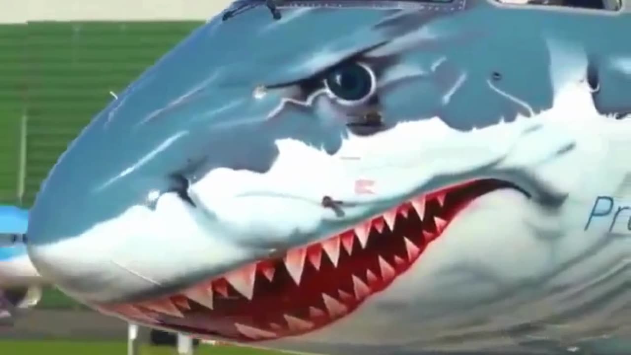 This Shark Plane Is Taking a Bite Out of the Sky! ✈️🦈🔥