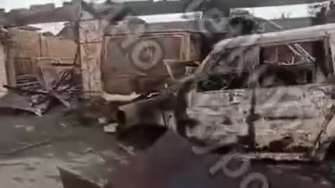 🔥 Glushkovo, Kursk region 1) 3 missiles strike on the post office building.