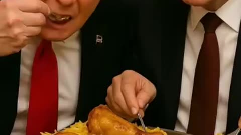 Trump and Putin Eating Biryani Feast l ai video l #aitrump #biryani #putin