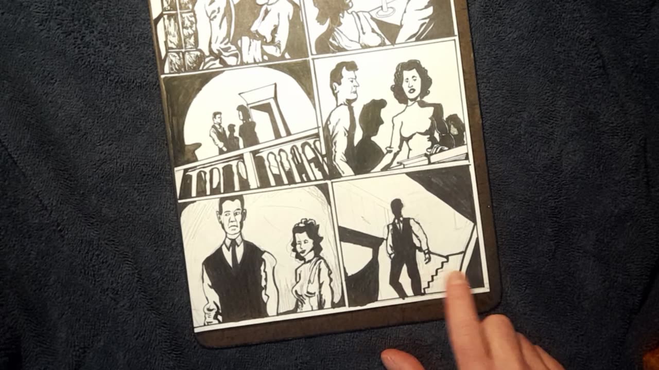 Drawing Stills from Movies. TIME LAPS.