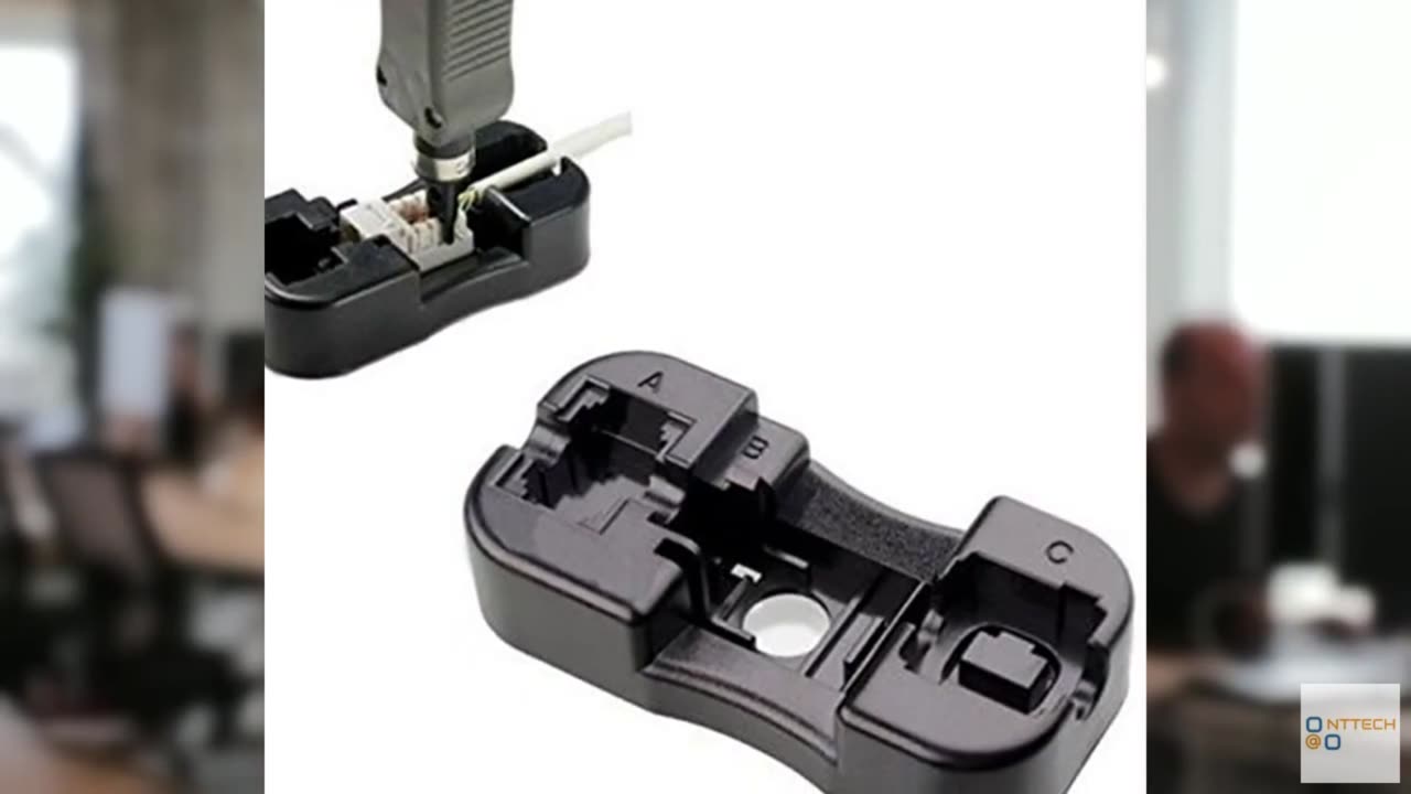 iMBAPrice Keystone Jack Punch Down Stand Holder for Cat5E/Cat6 and RJ11/RJ12 Key