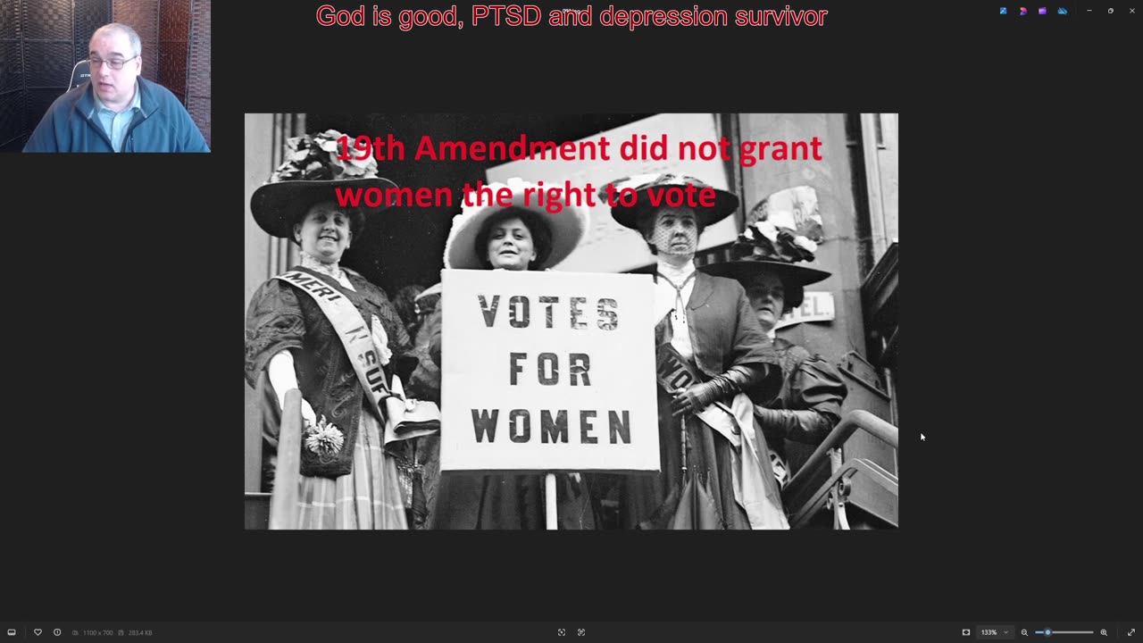 RedSixerFan: "19th Amendment did not grant women the right to vote" WHAT?! Women's Suffrage