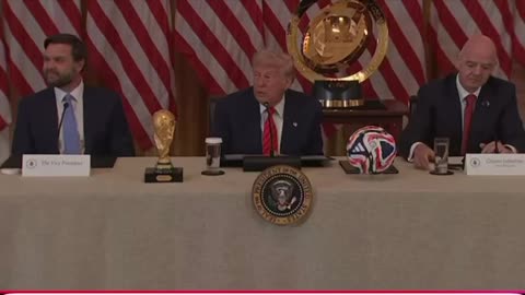 President Trump joins meets with FIFA task force