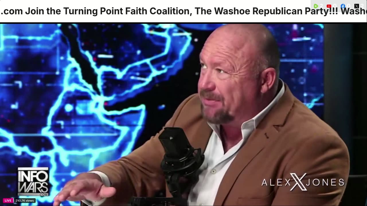 Alex Jones, Info Wars, 11/12/2025