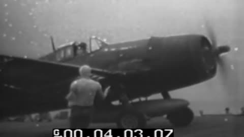 Flight deck ops - DD lays smoke screen - Flight deck ops - DD lays smoke screen - 428-npc-7084