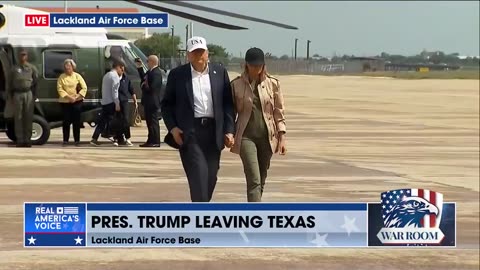 THE PRESIDENT AND FIRST LADY DEPART TEXAS