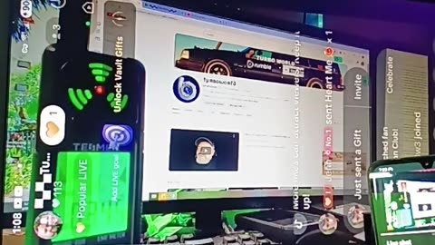 No likes live and you tube ended my live, wow!