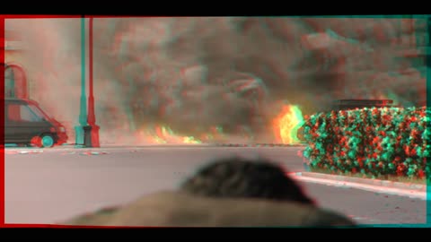 Anaglyph 3D | Resident Evil Damnation Tyrant Scene