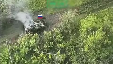 Large Russian Infantry Group are Wiped Out Along with 3 APCs