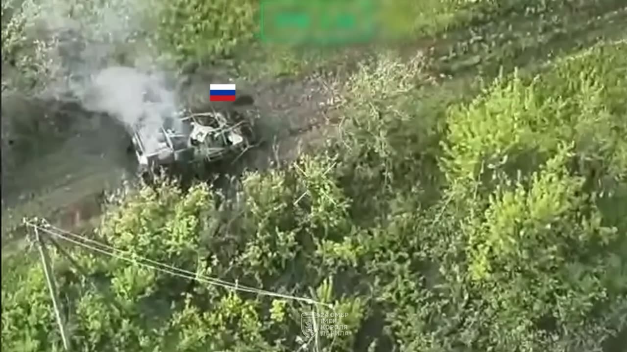 Large Russian Infantry Group are Wiped Out Along with 3 APCs