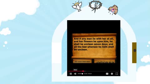 Audio Bible with KJV text Leviticus Chapter 15