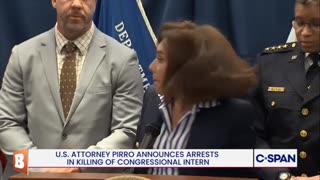 MOMENTS AGO: US Attorney Jeanine Pirro Announces Arrests in Killing of Congressional Intern...