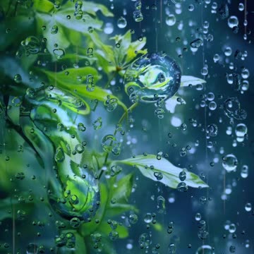 Green Scenery and Soft Rain and water Sounds for Stress Relief: #rainsoundsforsleep