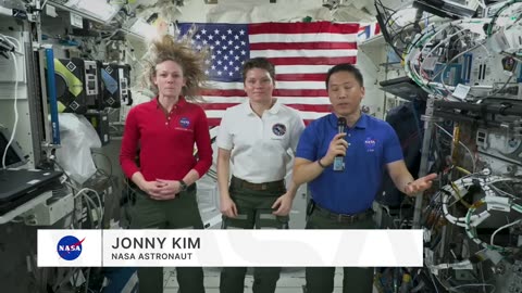 NASA Astronauts Send Fourth of July Wishes From the International Space Station