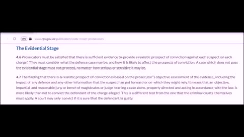The CPS Two-Part Prosecution Test Is BS