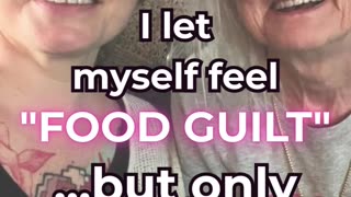 I let myself feel that "food guilt" when I overindulge, but only briefly. (Here's why...)