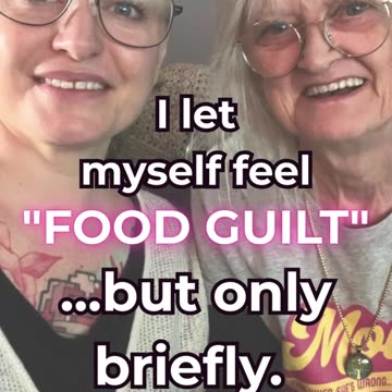 I let myself feel that "food guilt" when I overindulge, but only briefly. (Here's why...)