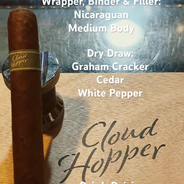Cloud Hopper No. 485 LE (Warped) 5x48 Robusto #CigarOfTheDay #Shorts #Review #Shorts #CigarReview