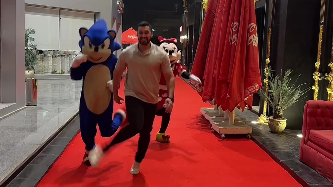 When you follow him everywhere!