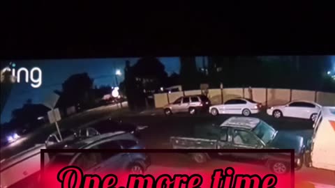 Violent crash caught on ring cam