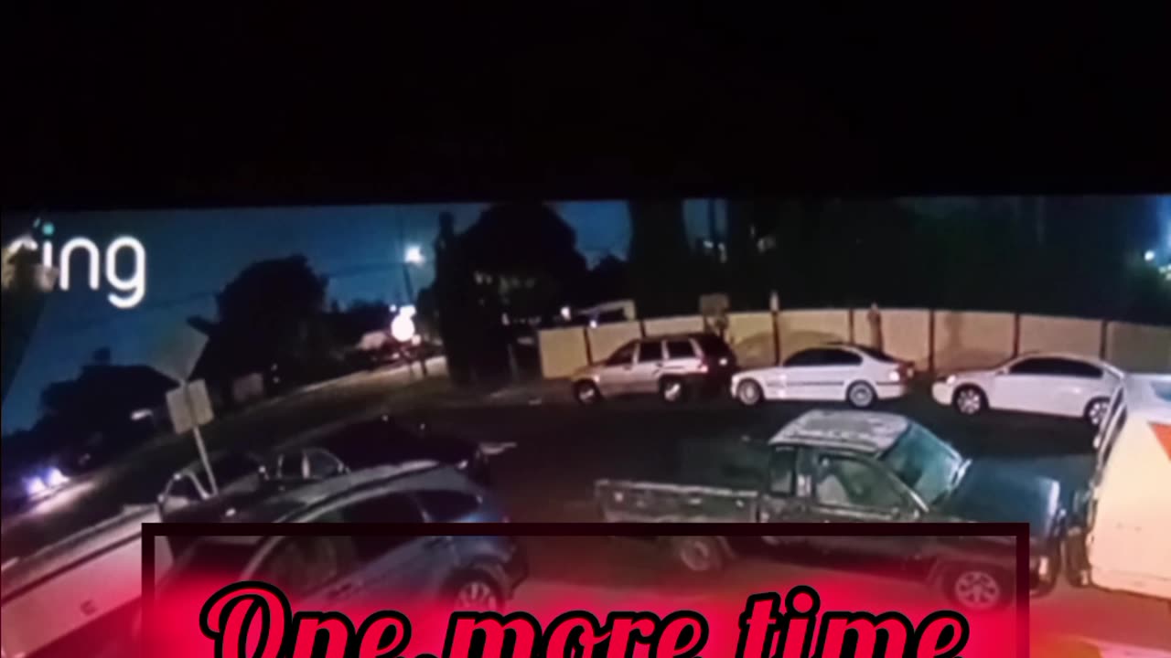 Violent crash caught on ring cam