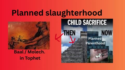 Child sacrifice then and now
