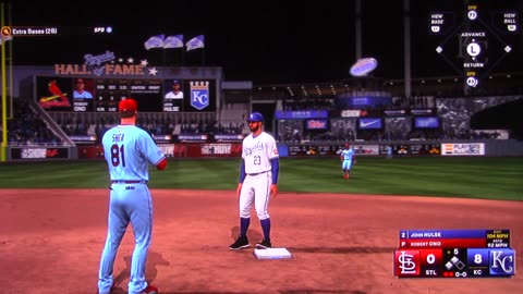 MLB The Show: Kansas City Royals vs St. Louis Cardinals (S21 G15)