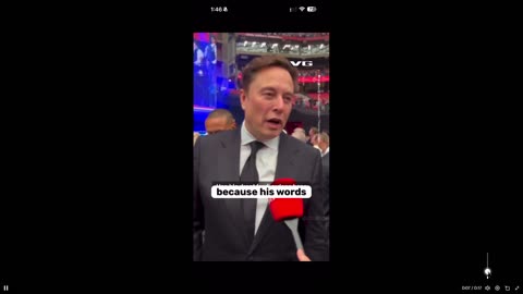 Just now - Elon Musk with the PERFECT answer to reporter's question in 17 secs