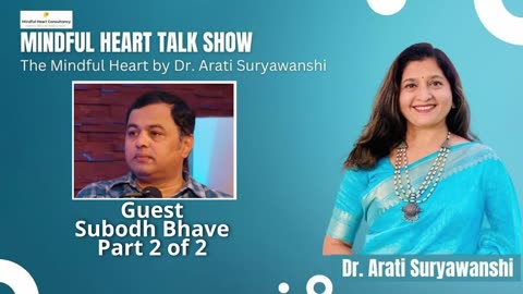 Mindful Heart - Subodh Bhave - Part 2 Presented by Dr Arati Suryawanshi
