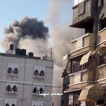 Jews bomb a residential in Gaza