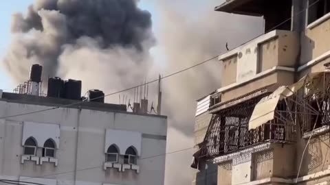 Jews bomb a residential in Gaza