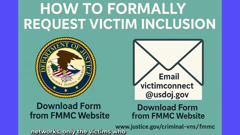 Part 50: How Victims Can File a DOJ Inclusion Request