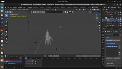 colocando Keuframe no Blender