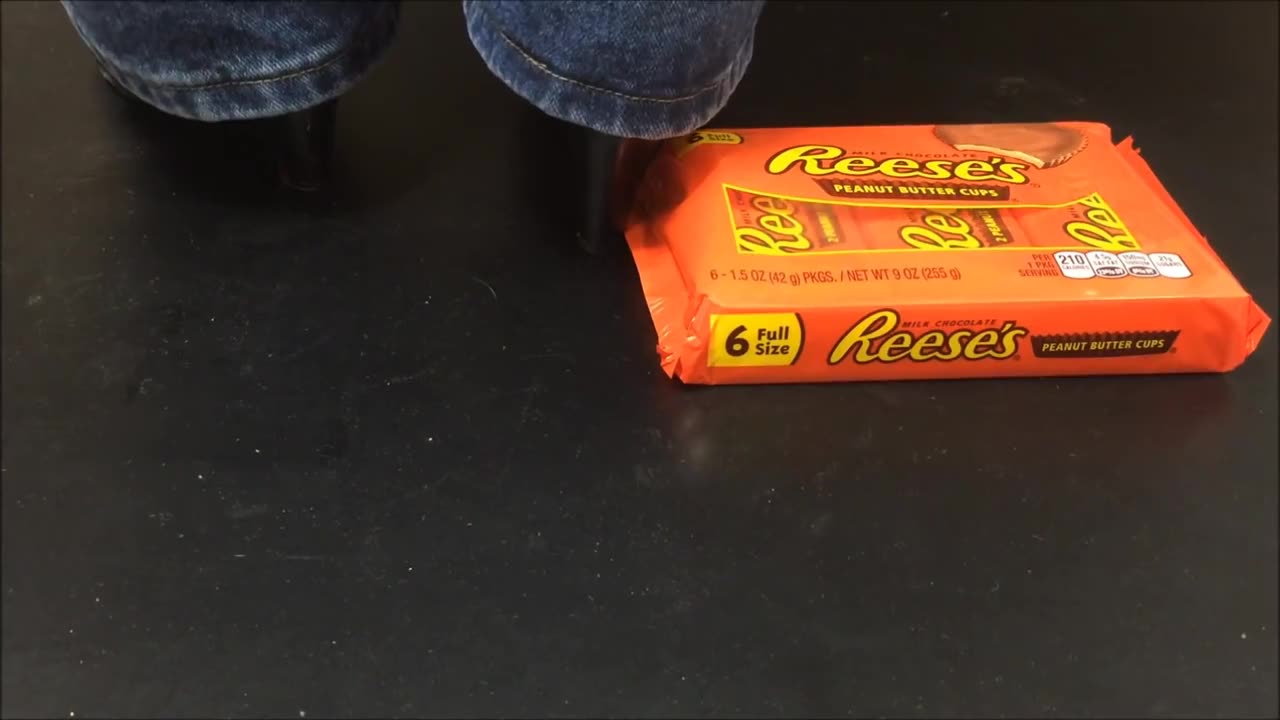 Peanut Butter Cups Crushed Under Heels - Candid