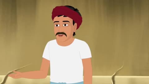 महान गरीब किसान का किस्मत - Hindi Cartoon video - Cartoon Story - BedTime Story