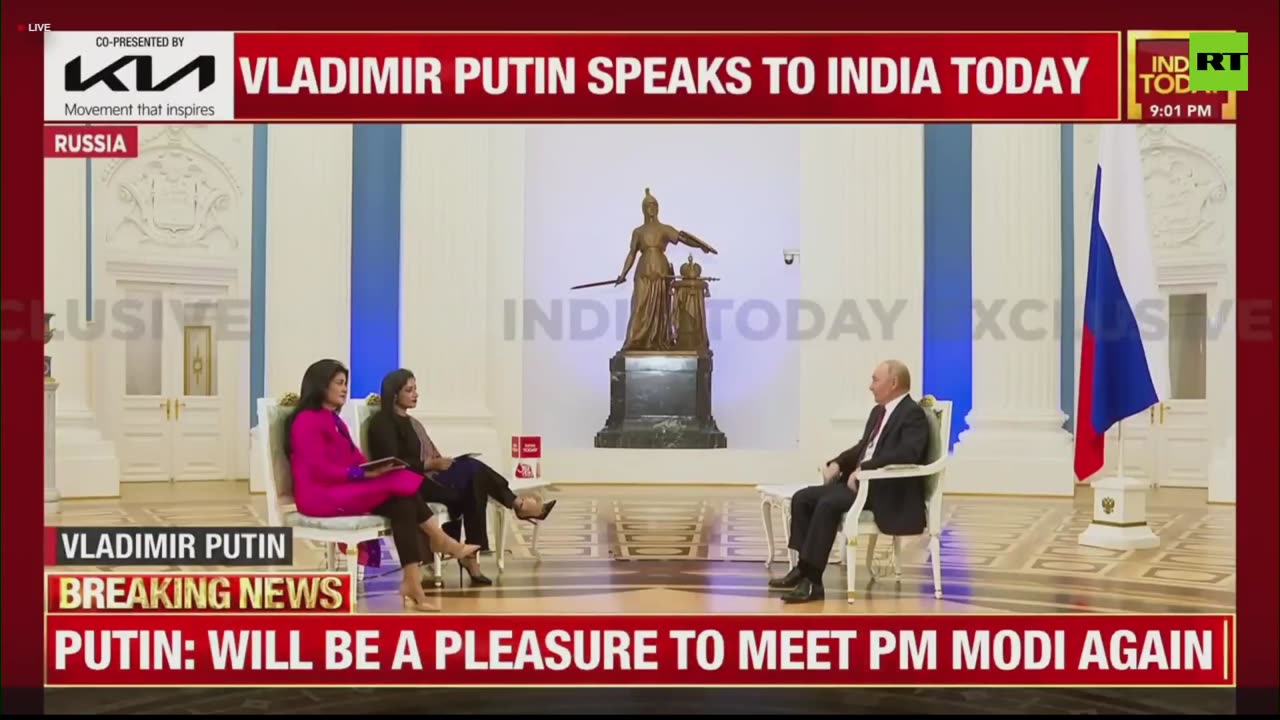Putin to India Today