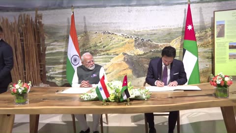 Rare Gesture in Jordan: Crown Prince Drives PM Modi to Museum | Amaravati Today